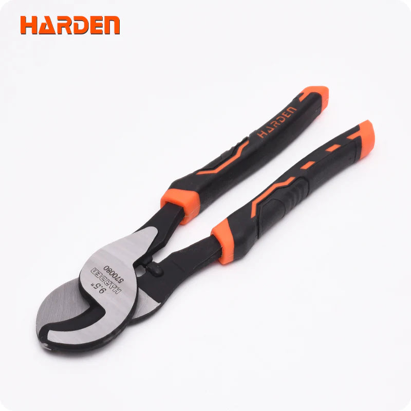HARDEN 570080 10-Inch Heavy-Duty Cable Cutter – Hardened T8 Steel Blades | Precision Shear for Copper & Aluminum Electrical Wiring
